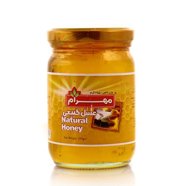 عسل شیشه 355 گرمی  مهرام